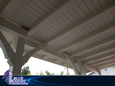 Wood Patio Covers & Pergolas Rancho Santa Margarita solid roof 1